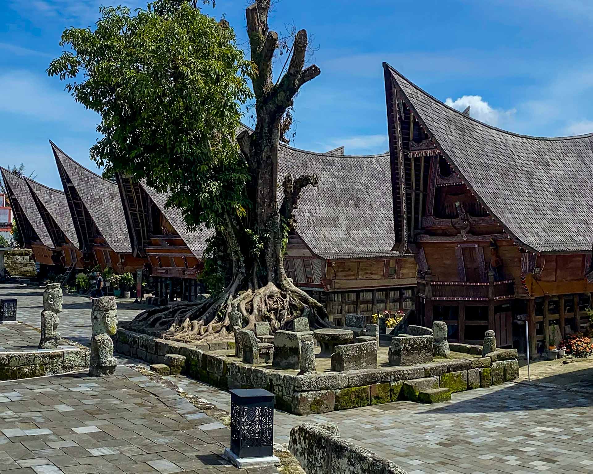 Traditional Batak house architecture