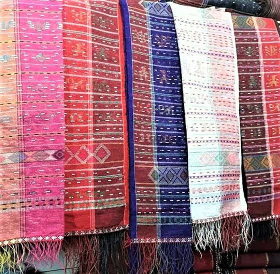 Woven Batak ulos textile
